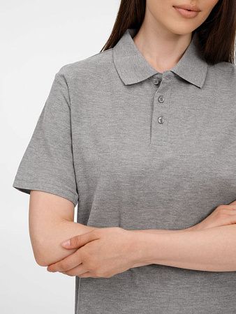 Рубашка поло унисекс Tervise, серый меланж, размер XXL