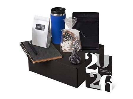 Подарочный набор «Re:Charge» с термокружкой, кофе и блокнотом