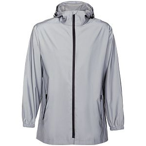 Парка Manifest из светоотражающей ткани, серая