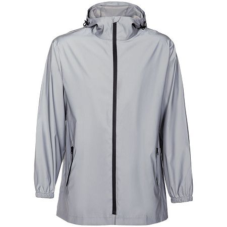 Парка Manifest из светоотражающей ткани, серая, размер XS/S