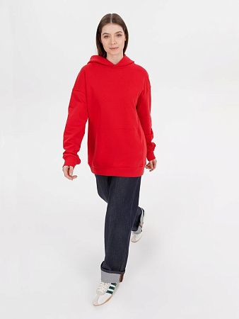 Худи оверсайз унисекс Outshine, красное, размер M/L