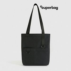 Шоппер Superbag ZIP (черный)