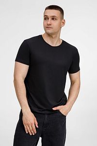 Футболка унисекс Senti, черная под нанесение