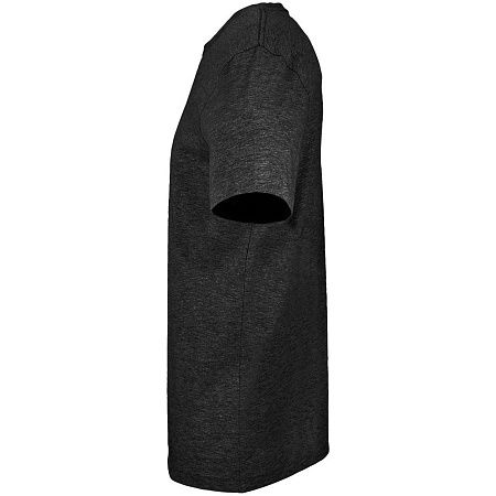 Футболка унисекс Tuner, черный меланж, размер S