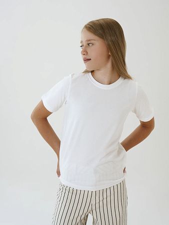 Футболка детская T-Bolka Kids, белая (белоснежная), размер 12 лет (142-152 см)