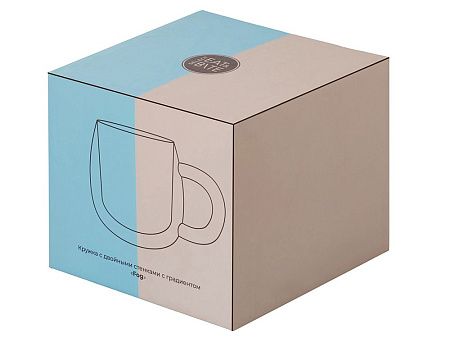 Кружка с двойными стенками и градиентом «Fog»
