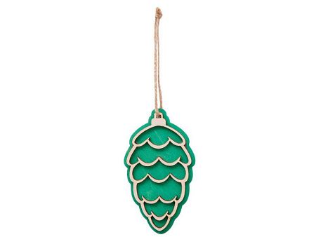 Деревянная подвеска на елку «Cedar»