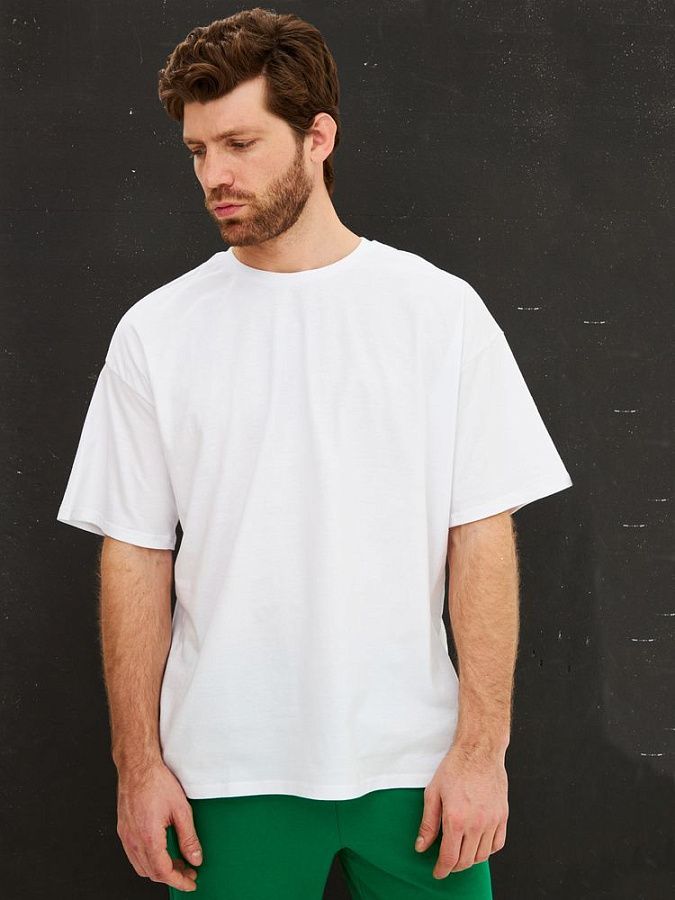 Футболка Oversize Premium, белая под нанесение