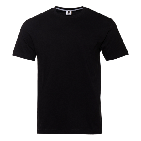 Футболка унисекс без бокового шва STAN хлопок 160, 02, Чёрный,  (20)  (52/XL)
