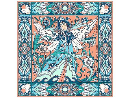 Набор: платок «Царевна Лебедь» и свеча «Вдохновение»