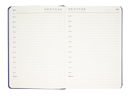 Ежедневник в суперобложке Country Galaxy Nuba A5+, темно-синий, недатированный, в твердой обложке