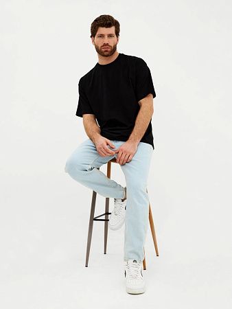 Футболка Oversize Premium, черная, размер M