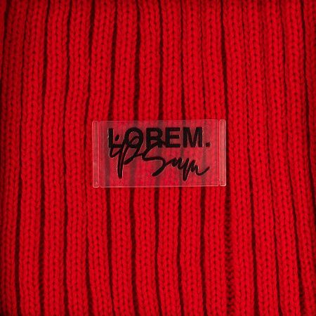 Лейбл из ПВХ Dzeta, S, прозрачный