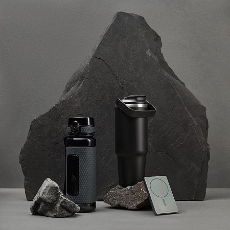 Бутылка для воды Vector, черная