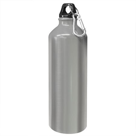 Алюминиевая бутылка Alulight, Cеребристый