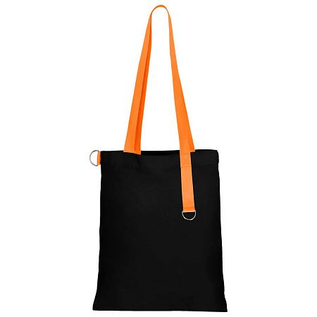 Сумка для покупок Black GLOW 325 г/м² с ремувкой, оранжевая