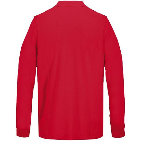 Рубашка поло унисекс с длинным рукавом Pacific LSL, красная, размер M