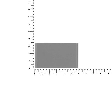 Лейбл из ПВХ Dzeta, M, серый