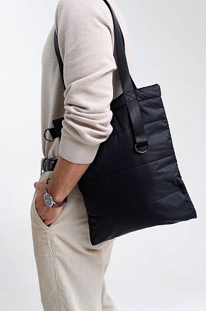 Шоппер Superbag Bubble, стёганый, с магнитной кнопкой