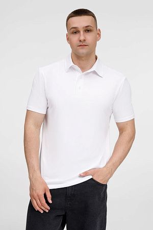 Рубашка поло унисекс Senti, белая, размер XL