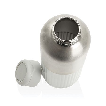 Бутылка для воды Ripple RCS из нержавеющей стали R-steel, герметичная, с ручкой, 750 мл