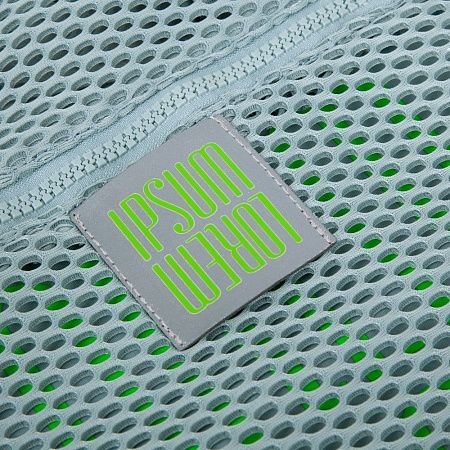 Лейбл светоотражающий Tao, L, серый