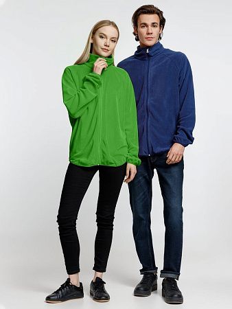 Куртка флисовая унисекс Fliska, зеленое яблоко, размер XL/2XL