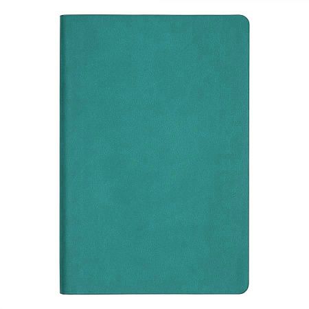 Ежедневник Flexy Soft Touch Latte А5, бирюзовый, недатированный, в гибкой обложке