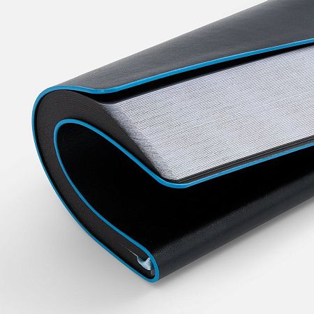 Ежедневник Trait, недатированный, черный с голубым