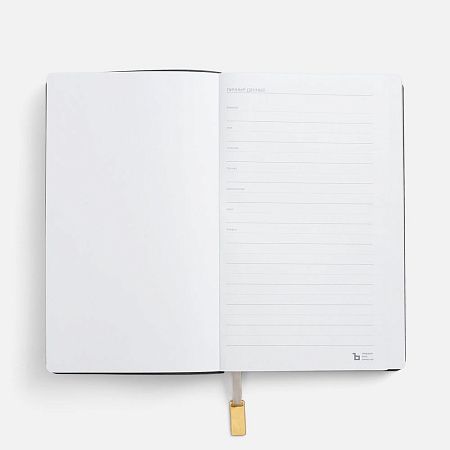 Ежедневник Petrus, недатированный, черный