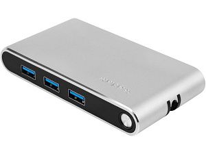 Хаб 8-в-1 Type-C «Hermes», USB 3.0 x 3, Type-C PD, HDMI, LAN, картридер