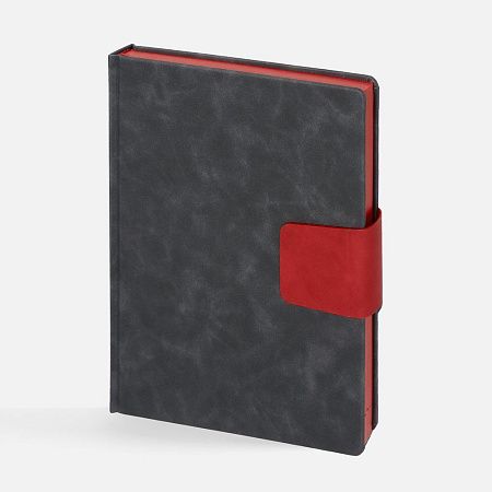 Ежедневник Grande Strap на заказ, датированный, черный