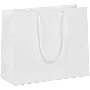 Пакет бумажный с ламинацией Lami Tote S, белый