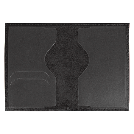 Обложка для автодокументов Leather Sky Matt из натуральной кожи, черная