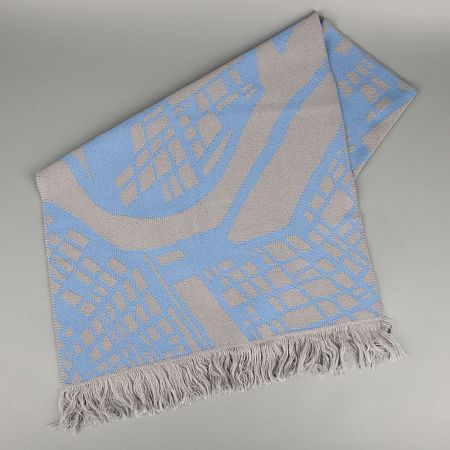 Палантин с бахромой на заказ Rinn Fint, полушерсть