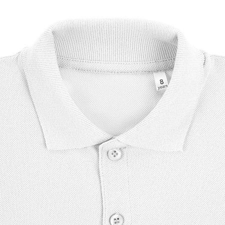 Рубашка поло детская Virma Kids, белая, размер 6 лет (106-116 см)