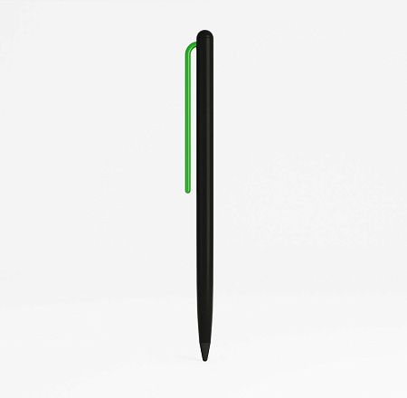 Карандаш GrafeeX с зеленым клипом в чехле