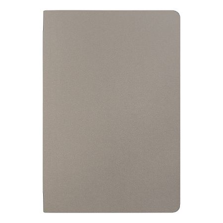 Ежедневник Flexy Velours de soie  А5, серый, недатированный, в гибкой обложке