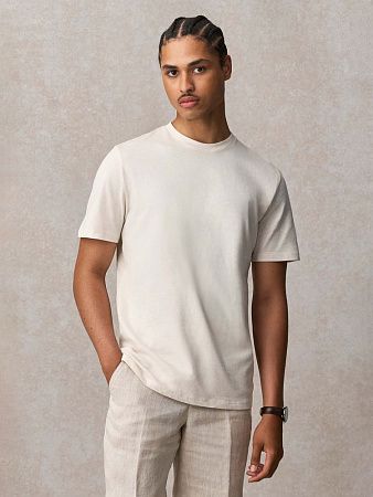 Футболка унисекс Lyam, белая (белоснежная), размер XS