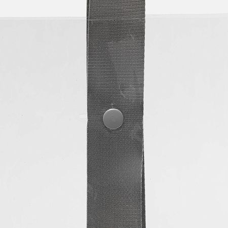 Шопер Clear Fest, ver.2, прозрачный с серыми ручками