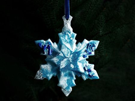 Елочная игрушка Снежинка