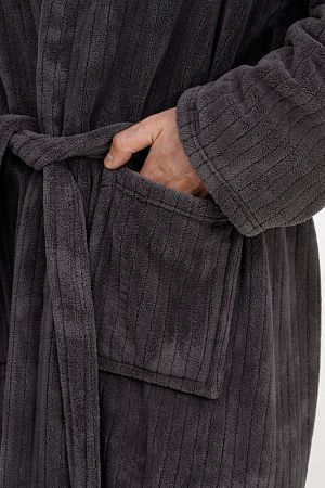 Халат флисовый Magic Mantle, темно-серый, размер XL/2XL