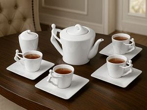 Сервиз «Эмоции», цвет: белый