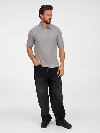 Рубашка поло унисекс Upswing, серый меланж, размер XL