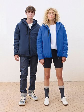 Куртка софтшелл с капюшоном женская Falcon Women, ярко-синяя (royal), размер XL