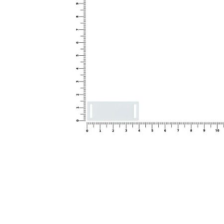 Лейбл из ПВХ Kova, прозрачный