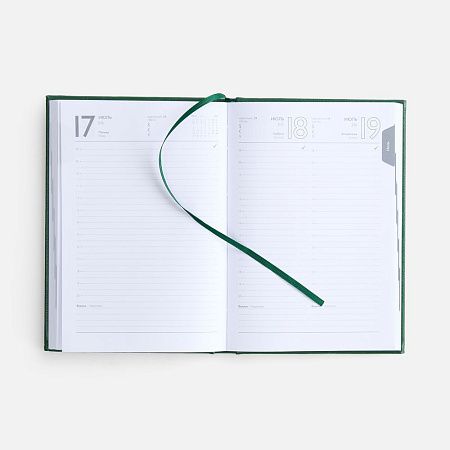 Ежедневник Baza, датированный, зеленый