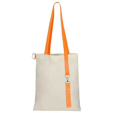 Сумка для покупок White GLOW 325 г/м² с ремувкой, красная