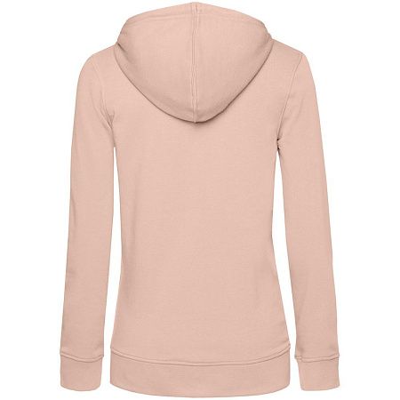 Толстовка на молнии с капюшоном женская BNC Inspire (Organic), розовая, размер XS
