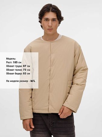 Куртка унисекс Veter, бежевая, размер M/L